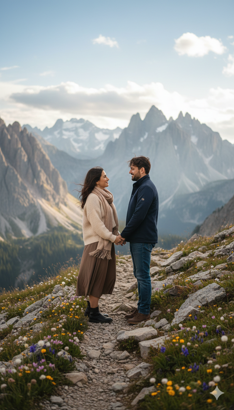 خروجی ai برای عکس دونفره