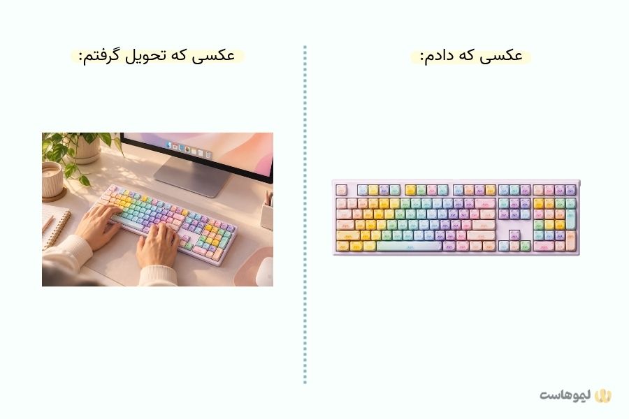 تصویر دستگاه الکترونیکی روی میز کار