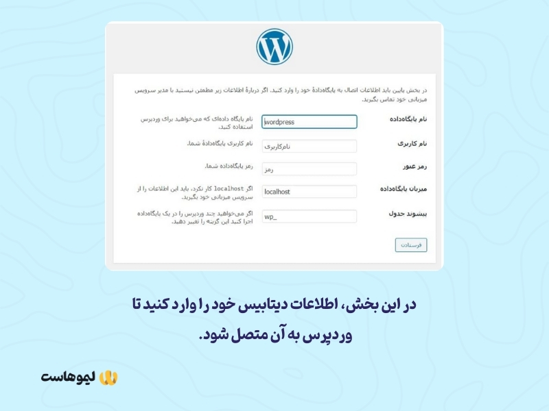 ورود اطلاعات دیتابیس در وردپرس