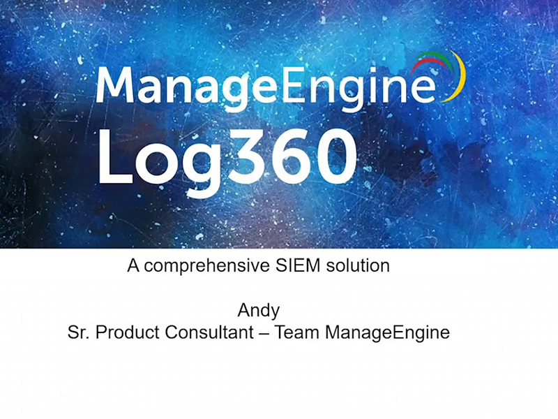 ابزار ManageEngine log360 