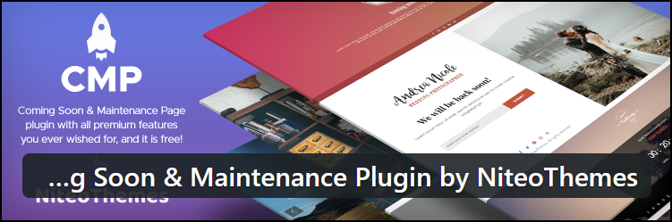 ایجاد صفحه coming soon در وردپرس با افزونه CMP Coming Soon & Maintenance Plugin by NiteoThemes