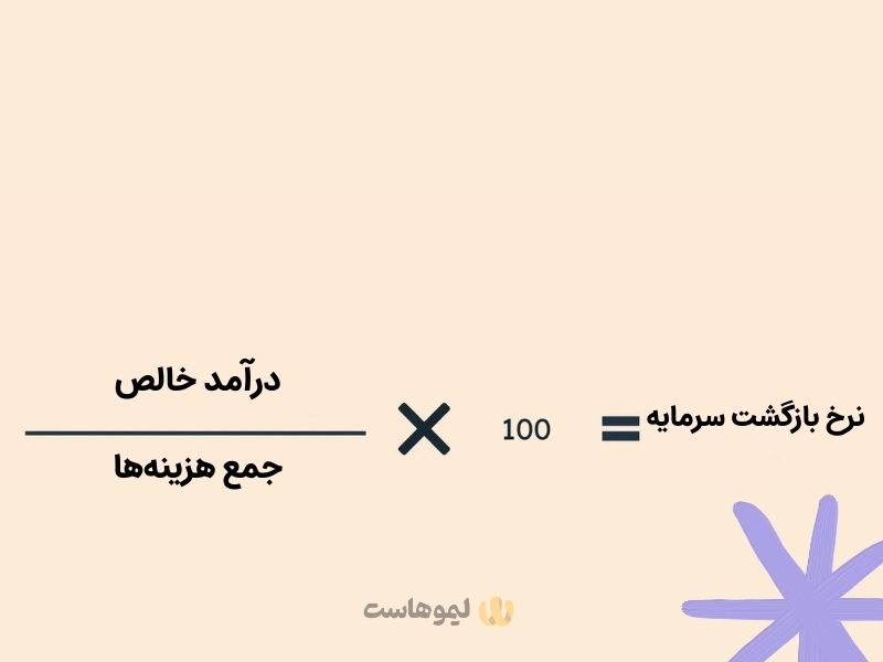 فرمول نرخ بازگشت سرمایه یا RIO