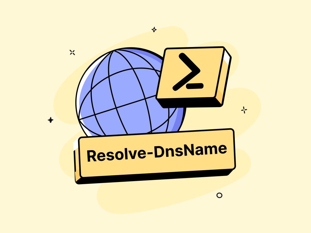 دستور Resolve-DnsName در پاورشل