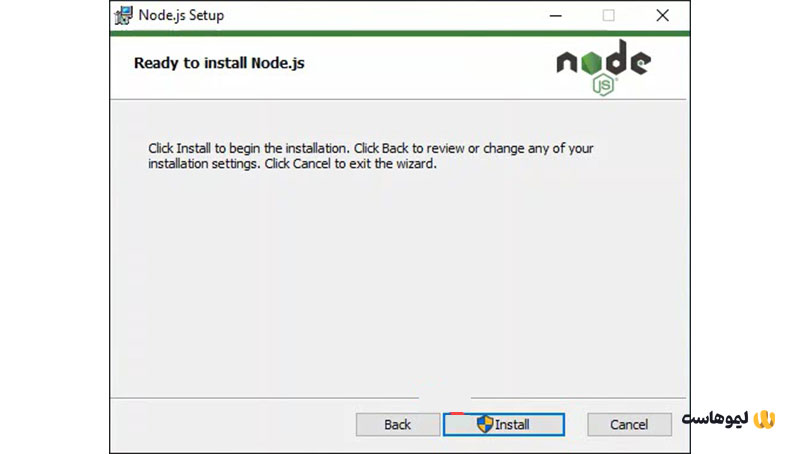 نحوه نصب node.js در ویندوز