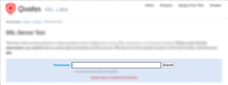 سایت qualys برای تست چگونگی پیکربندی گواهی SSL