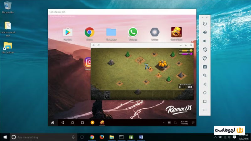 شبیه‌ساز Remix OS Player