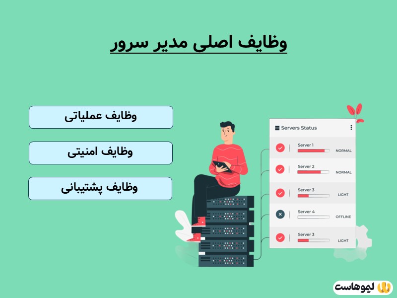 وظایف مدیر سرور چیست