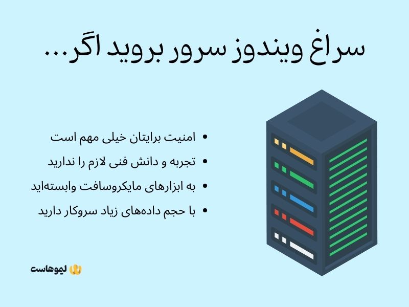 ویندوز سرور مناسب چه کسب و کارهایی است