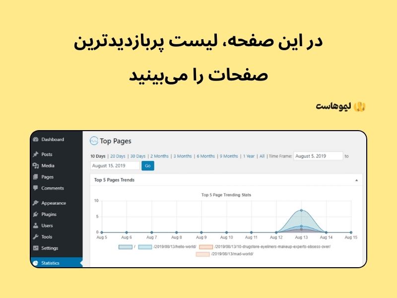 بررسی آمار بازدید سایت وردپرسی