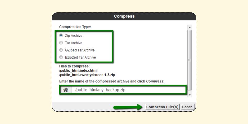 آموزش استفاده از File Manager در cPanel 