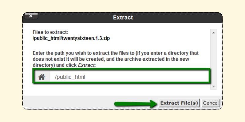آموزش استفاده از File Manager در cPanel 