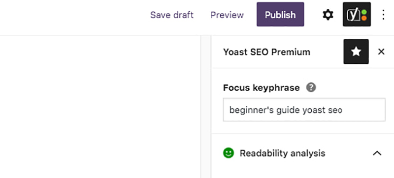 سئوی سایت وردپرسی با افزونه Yoast SEO _ focus keyphrase